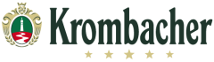 Logo Krombacher Brauerei mit fünf Sternen.